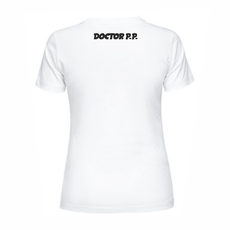 Tričko dámské Doctor P.P. - Jsem dokonalej - bílé