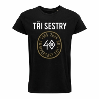 Tričko unisex Tři sestry - Výroční triko 40 let