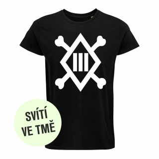 Tričko unisex Tři sestry - Hnáty černé - svítící ve tmě